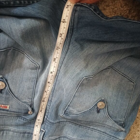 Hudson Nico Jeans Womens Size 31 Blue Light Wash Stretch Denim NEW - Picture 9 of 14